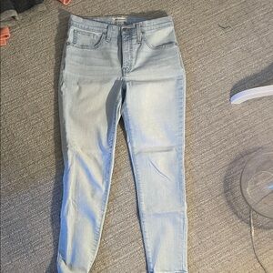 Madewell Light Wash Skinny Jeans